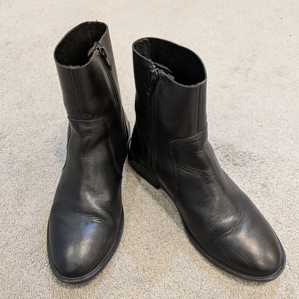 ASOS Design Albany leather sock boots
